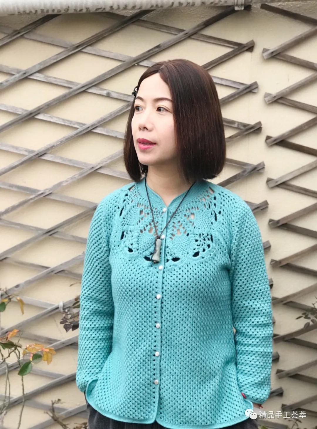 乐织小舍老师的一款中式风格开衫