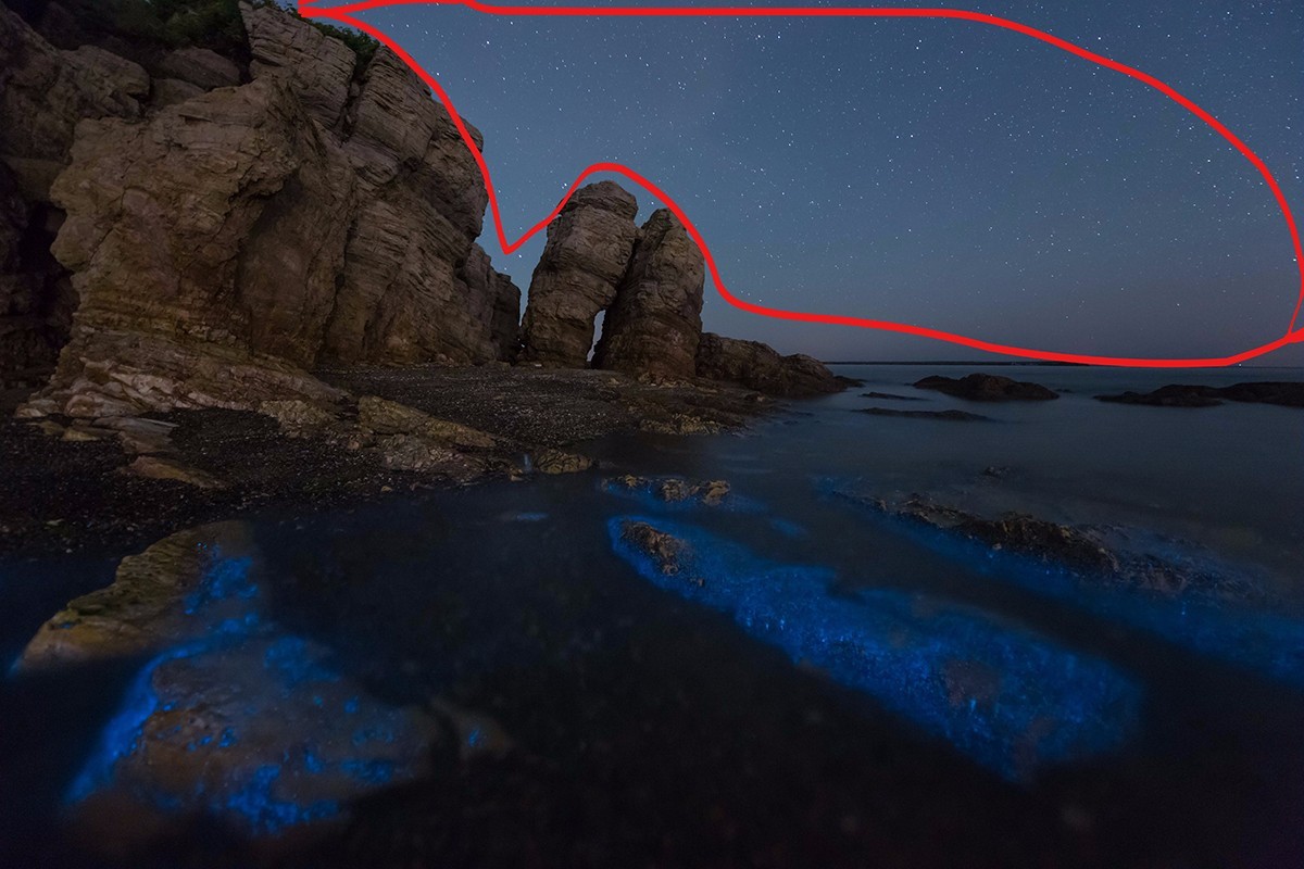 拍摄荧光海滩参数和技巧,夜晚怎么拍荧光海