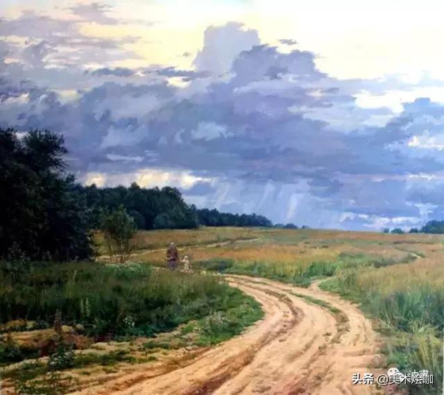 世界十大风景油画俄罗斯,俄罗斯油画大师笔下的雪景画作品