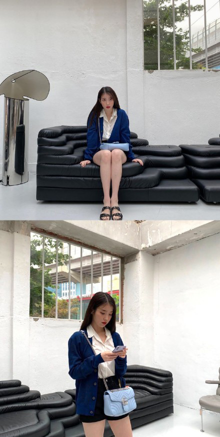 大波浪韩系半身裙,iu深v鱼鳞抹胸裙