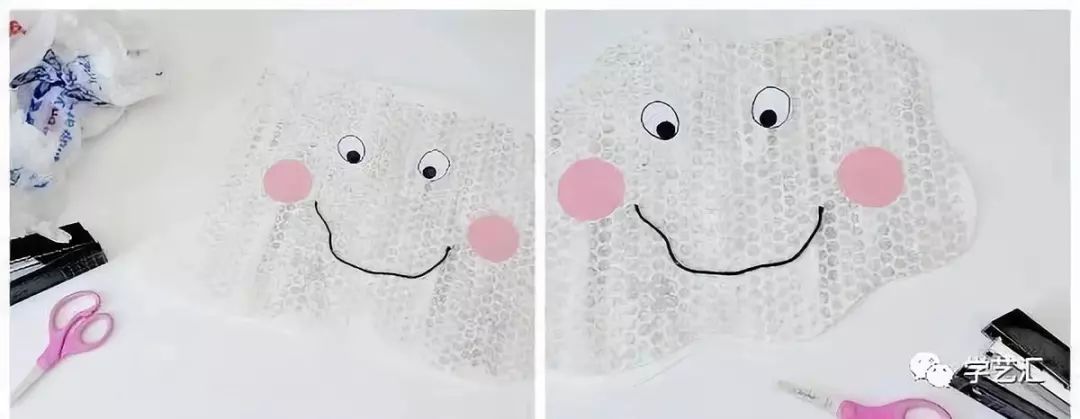 气泡膜怎么做成造型,万能的气泡膜简单易学一看就会