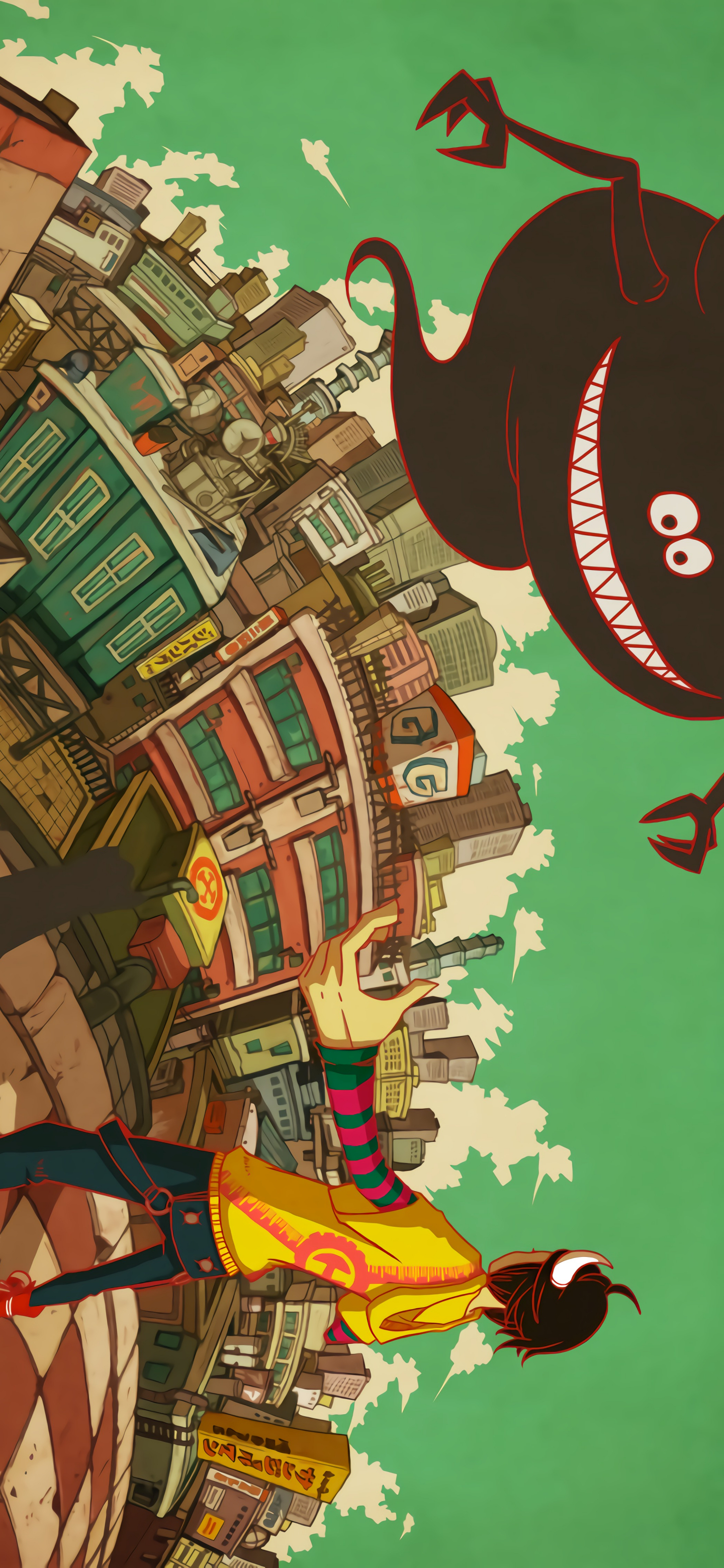 壁纸推荐丨很酷很赞的动漫场景，这个画风爱了