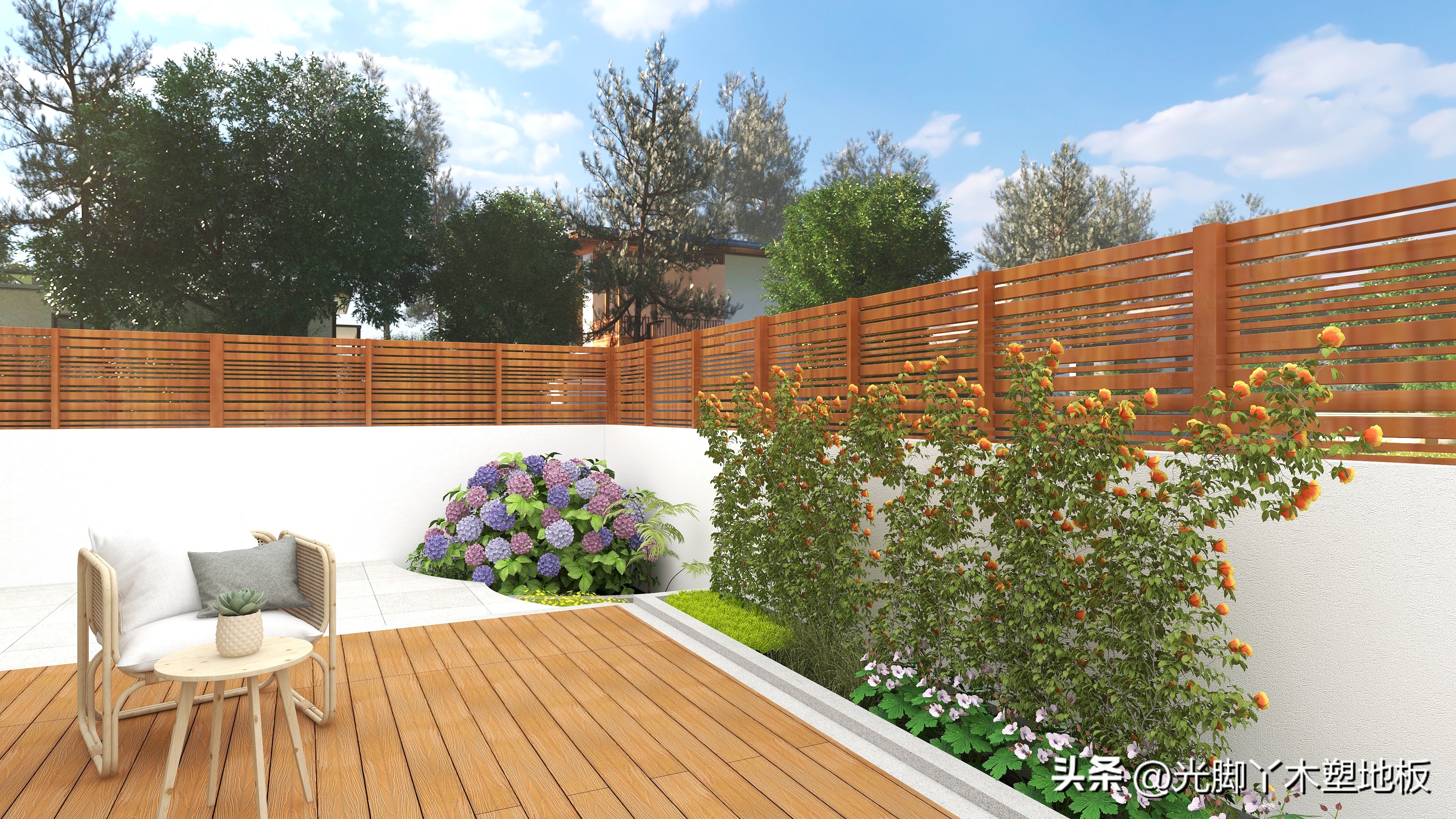 木塑材料：引领户外园林新潮流！木塑产品：绿色环保的独特风景