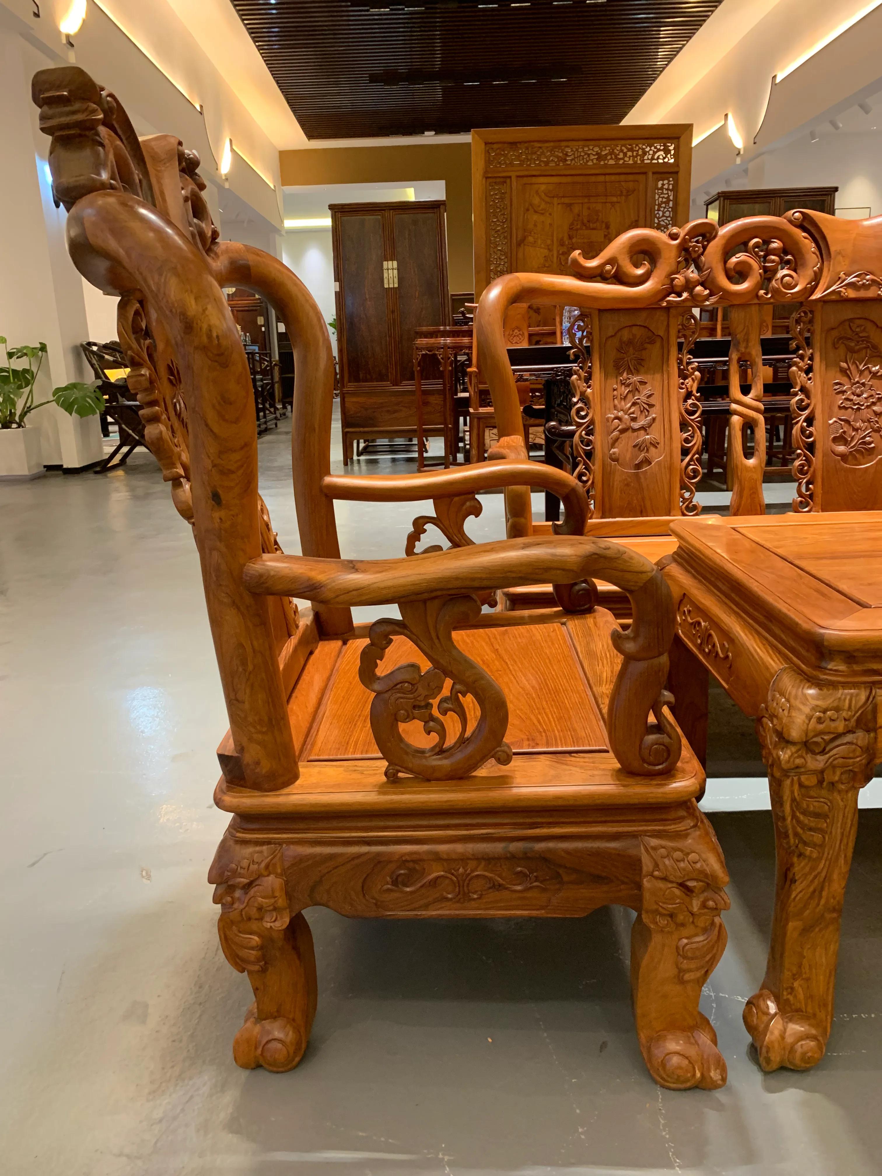 黄花梨沙发最新款图片,黄花梨沙发六件套价格及图片