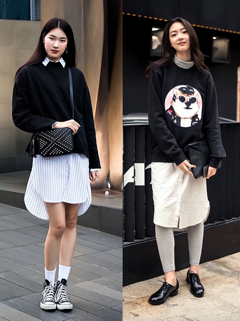 衬衫的多种穿法外穿中长款,衬衫这样穿时髦又高级回头率200