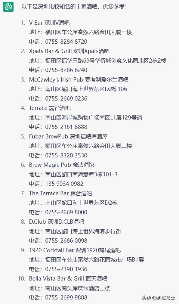 chatgpt评测最强球员,深圳top100酒吧