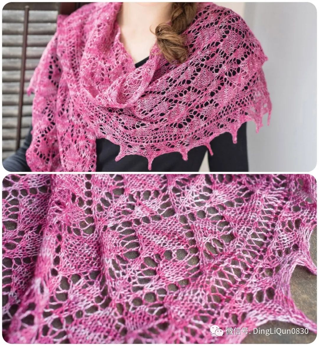 针织围巾款式图片大全,针织围巾分解教程