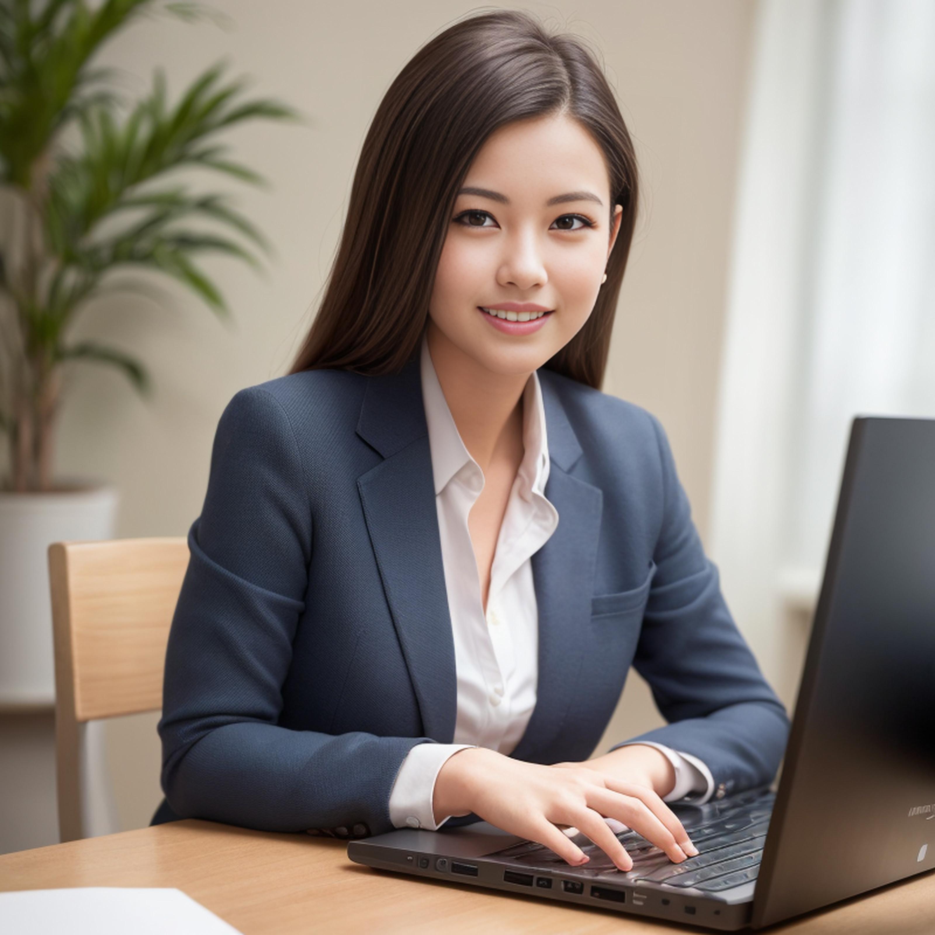 StableDiffusionAI生成的使用电脑的美女，盘点下我用过的电脑