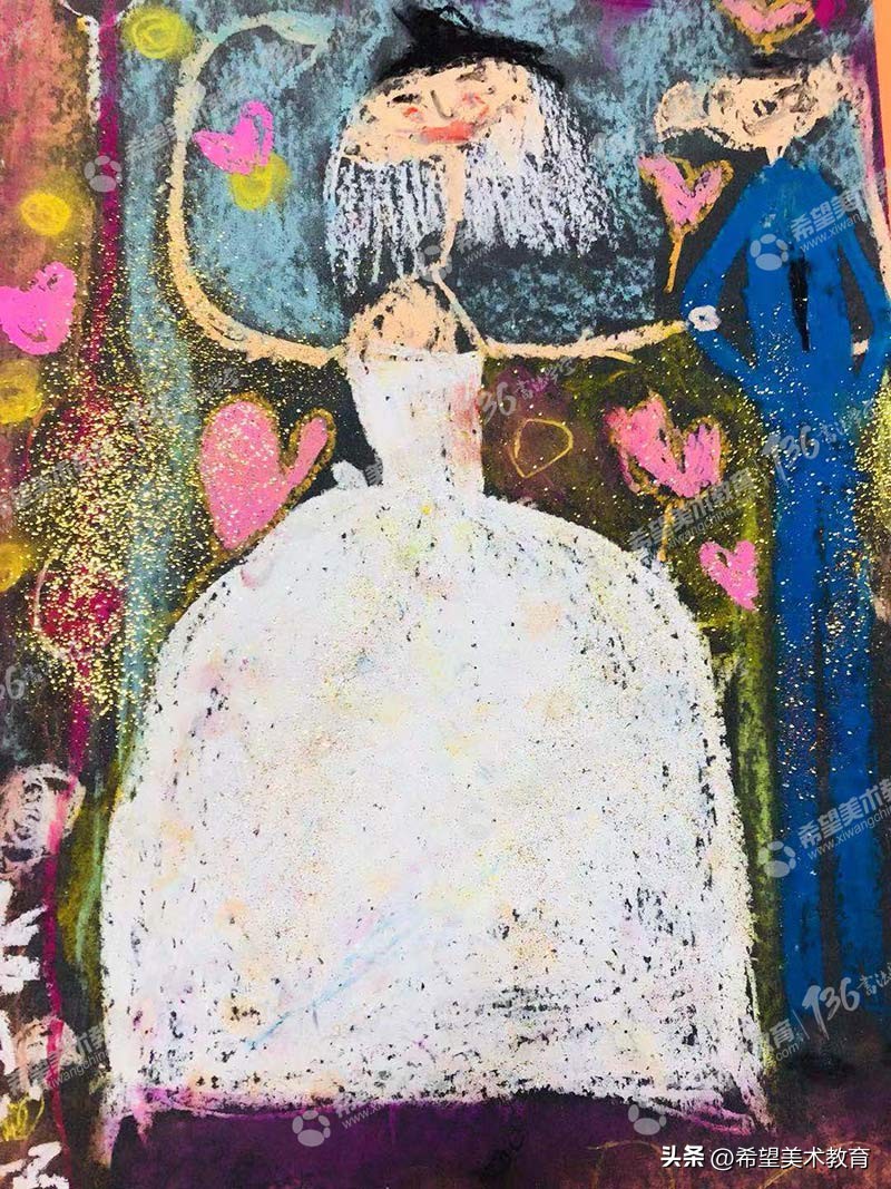 儿童美术海绵棒创意画,创意儿童美术如何备课