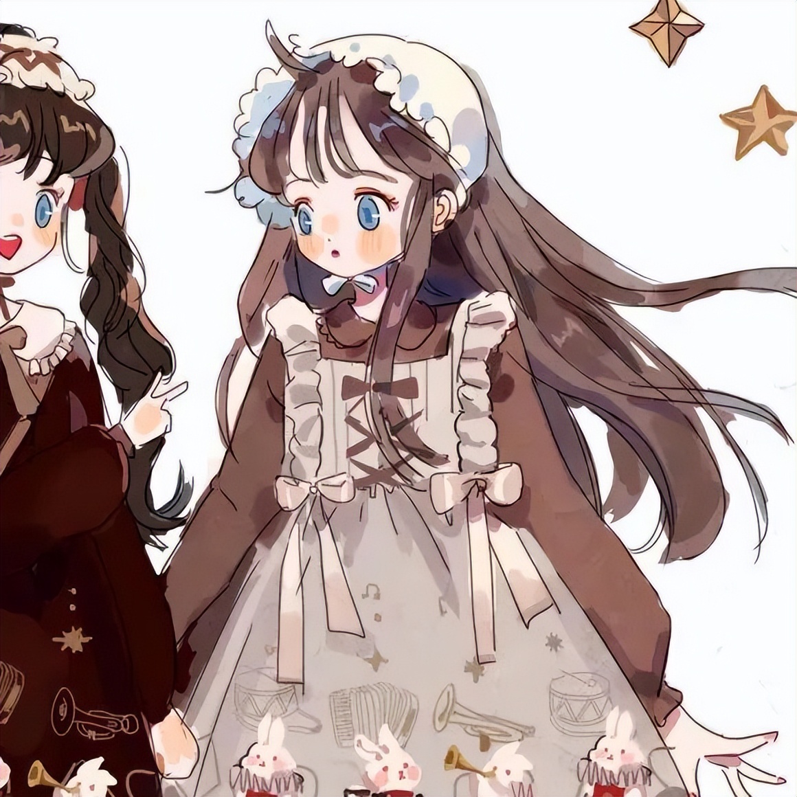 又是闺蜜头像又是情侣头像,小红书女生头像闺蜜头像