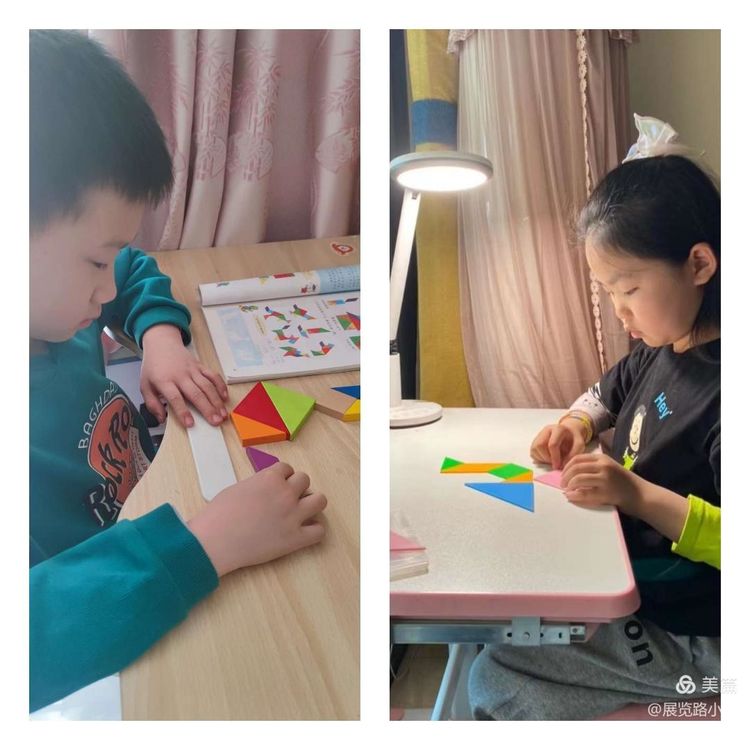 小手拉大手，居家防疫比比看活动（二十四）——百变七巧板