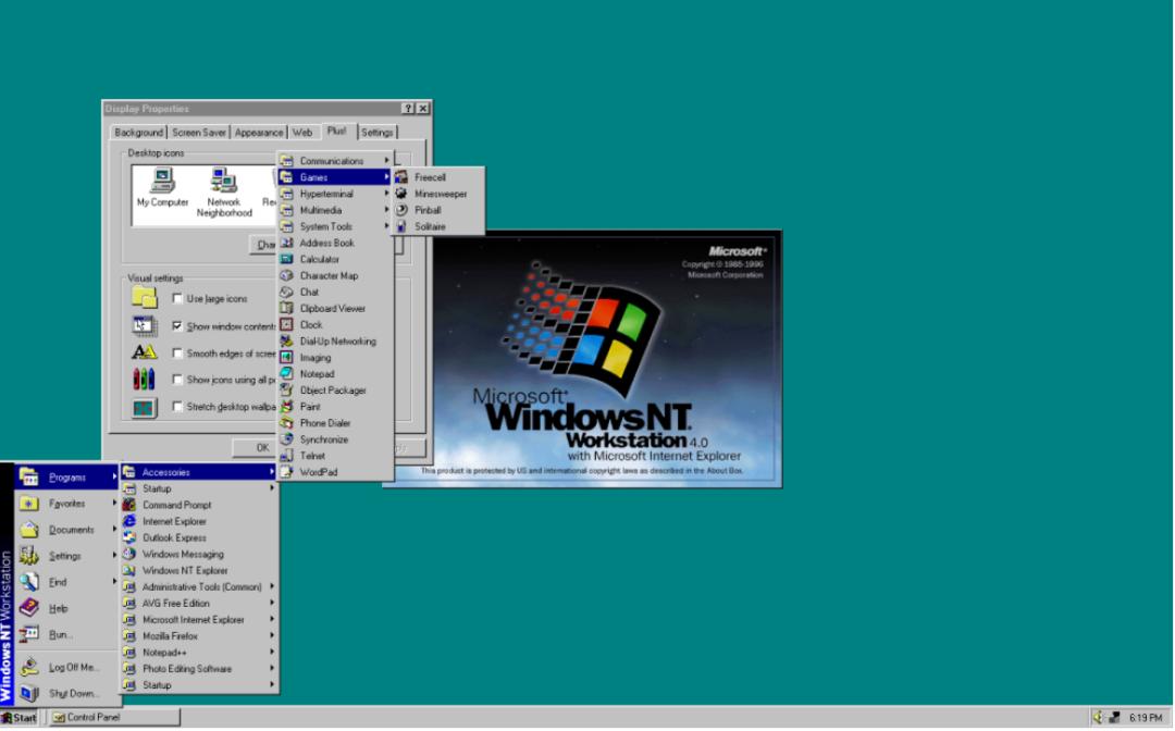 windows系统操作历史记录,windows系统演变史
