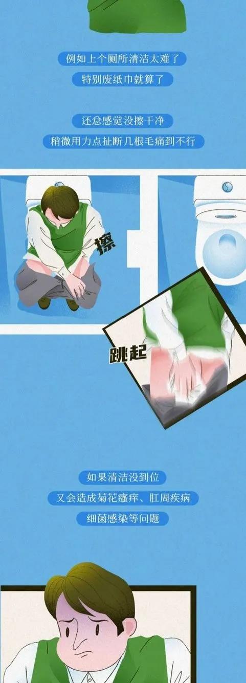 为什么肛门周围也会长毛？这毛究竟能不能挂掉？漫画揭秘