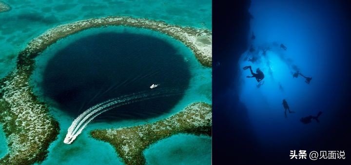 蓝洞潜水全过程,潜水员第一视角海底宝藏