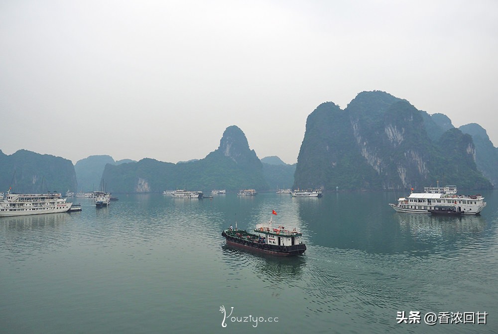 越南下龙湾lacasta游轮,越南下龙湾海滩游玩攻略