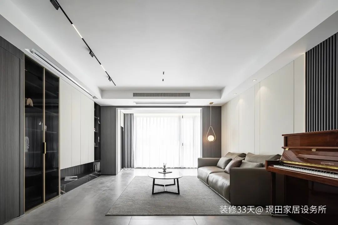 大连193平赠带阁楼大平层装修,现代轻奢大平层简装