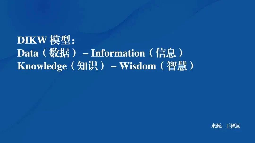 dikw模型怎么利用,dikw模型图