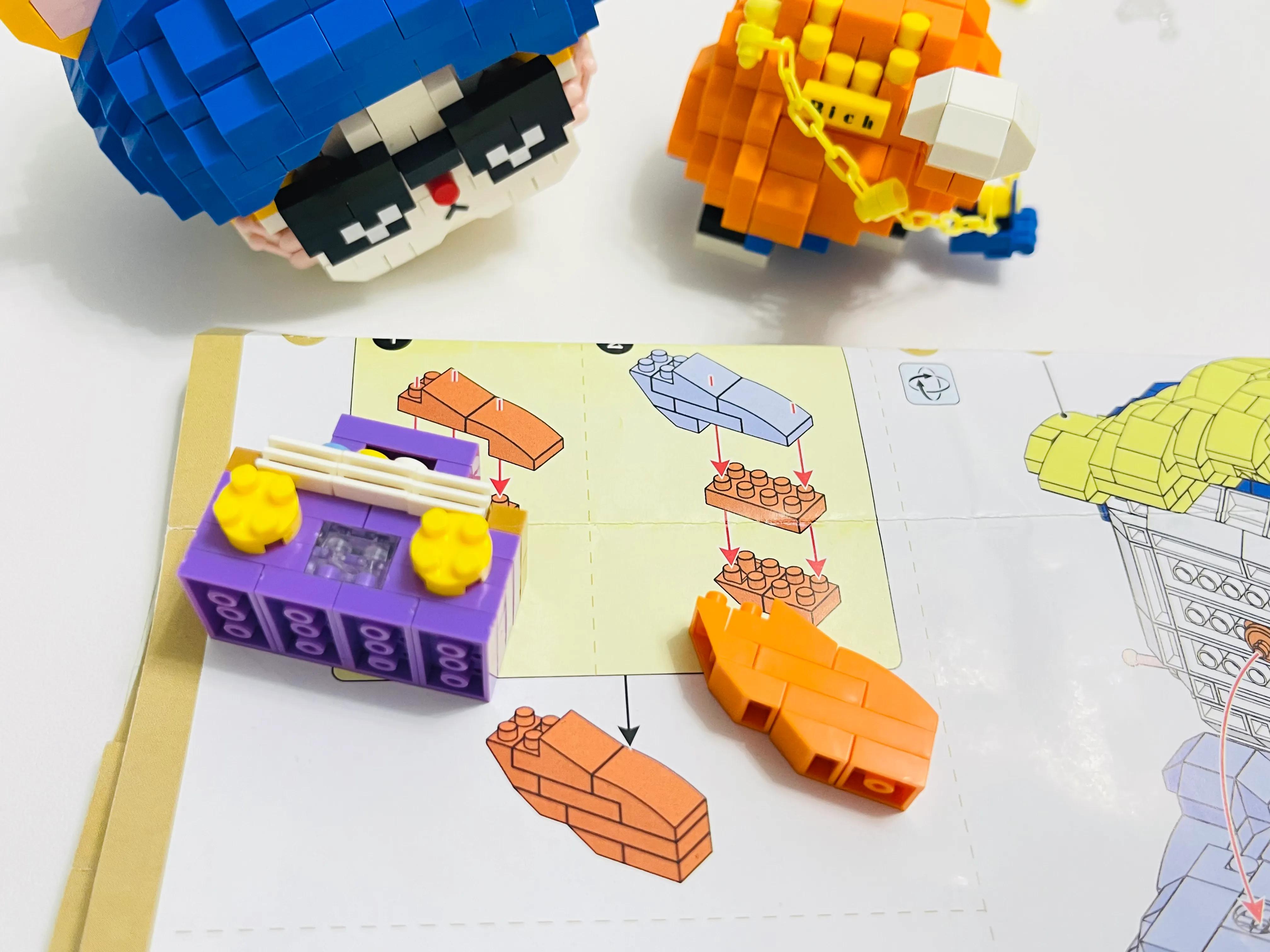 loz小颗粒积木,loz戴珍珠耳环的喵解析