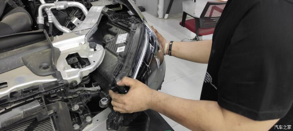 老款奔驰e升级几何大灯,奔驰e升级原车几何多光束大灯