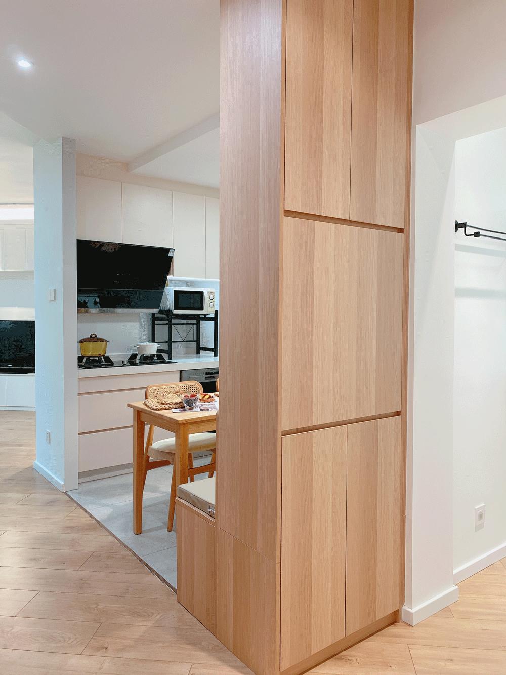 卧室厨房一体收纳,出租房厨房收纳空间改造