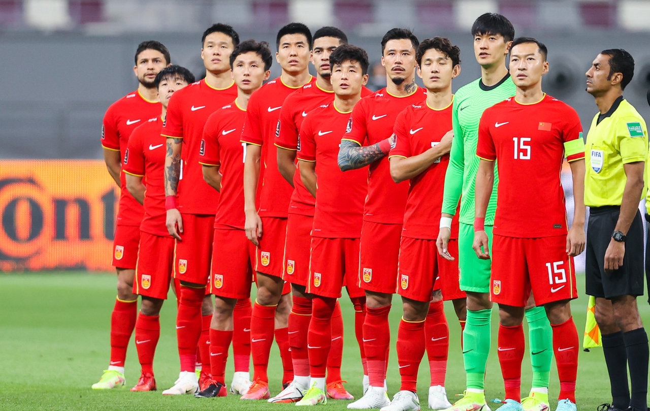 12强赛国足奏国歌,十二强赛中国队赛程口号