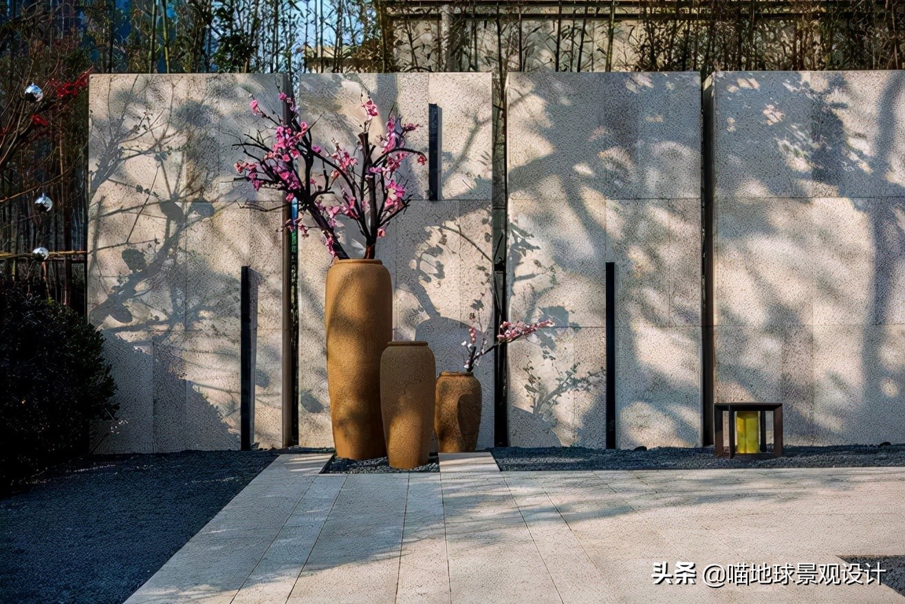 60平方别墅庭院效果图大全,60款优秀的别墅庭院创意背景景墙