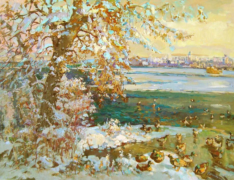 现代俄罗斯风景油画经典作品欣赏,米沙金油画作品