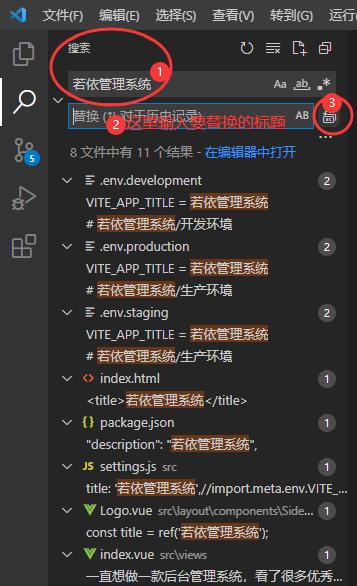 RuoYi若依系统的标题title如何修改?有一处挺怪异的