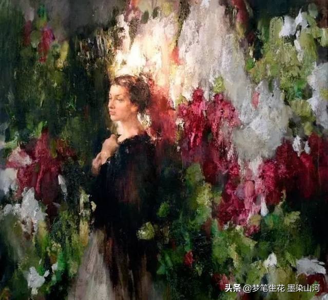 高清油画静物大师作品,欣赏超写实人物油画