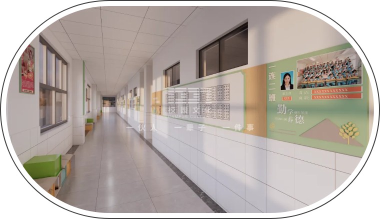 过道文化长廊空间设计,走廊文化效果图大全