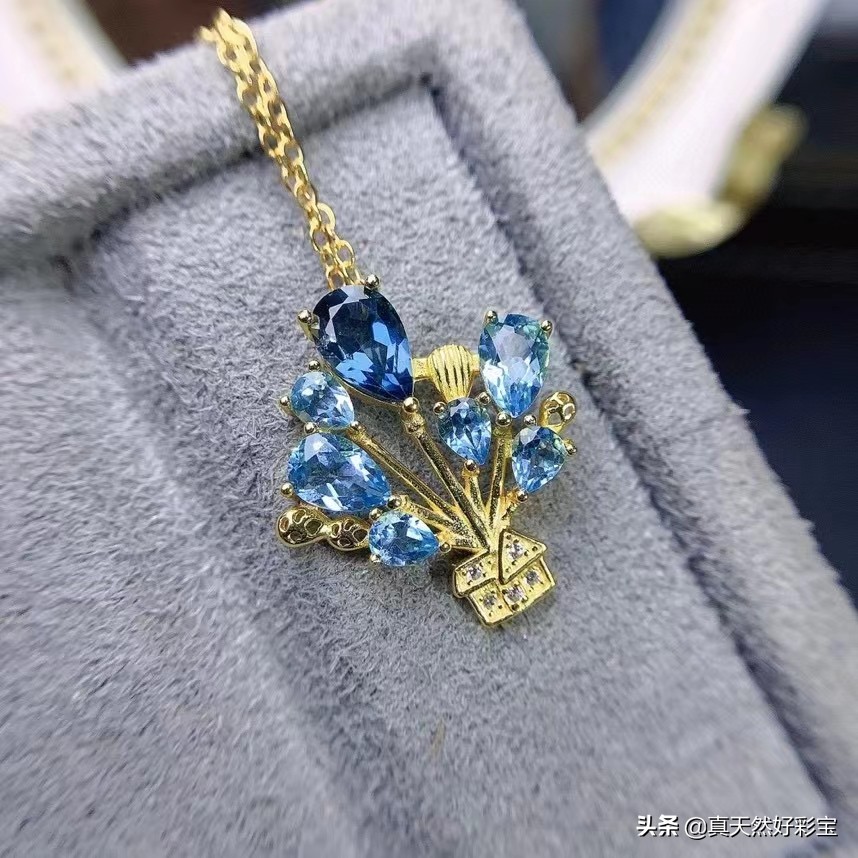 s925银粉托帕石吊坠,s925镶粉红托帕石吊坠报价