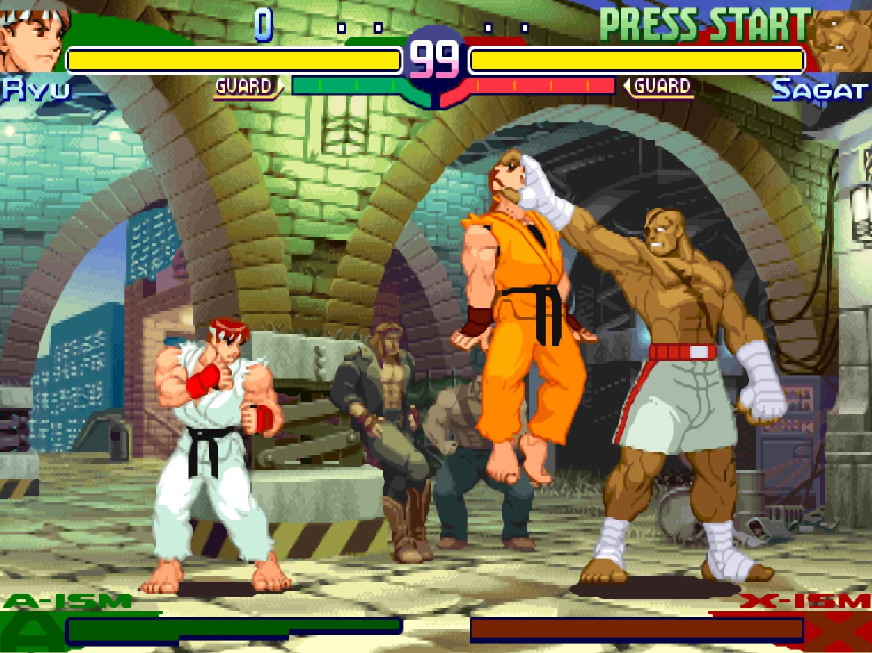 街霸2游戏结束,街霸2小时候的情怀游戏