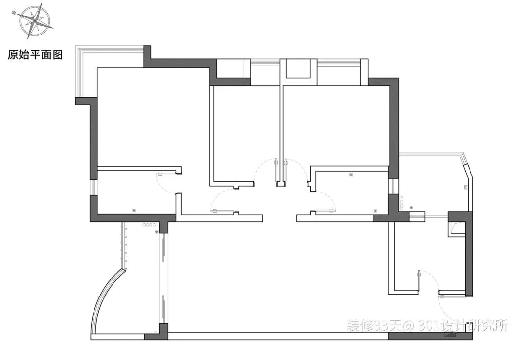107平米三室两厅简约风,83平2室一厅简约风