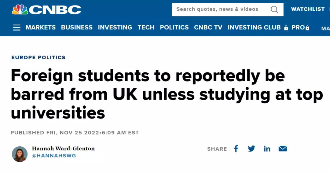 突发!以后不能去英国留学了?英国正限制国际学生入境
