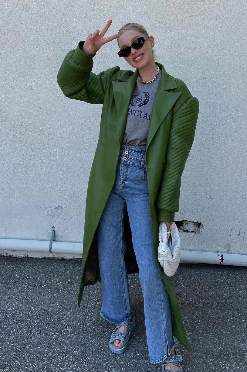 大衣下半身穿搭保暖又好看,大衣里面穿什么内搭最好最保暖