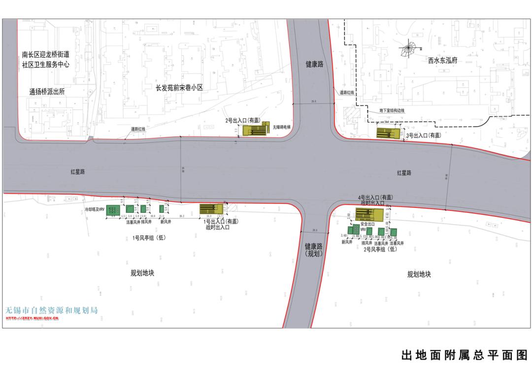 无锡地铁5号线与苏州地铁7号线,无锡地铁5号线春潮花园站位置