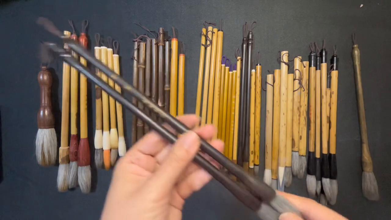 书法主播自用毛笔推荐,个个很能打!#书法