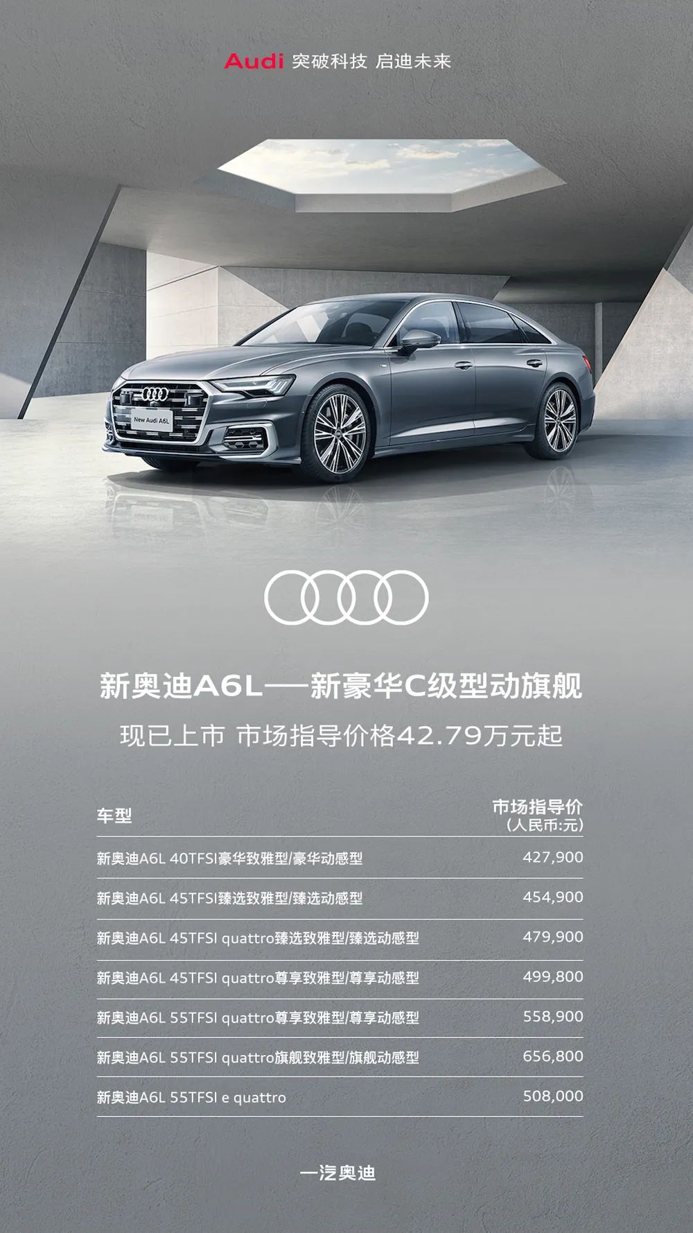 奥迪全新a6l55tfsiquattro,新奥迪a6l中期大改款