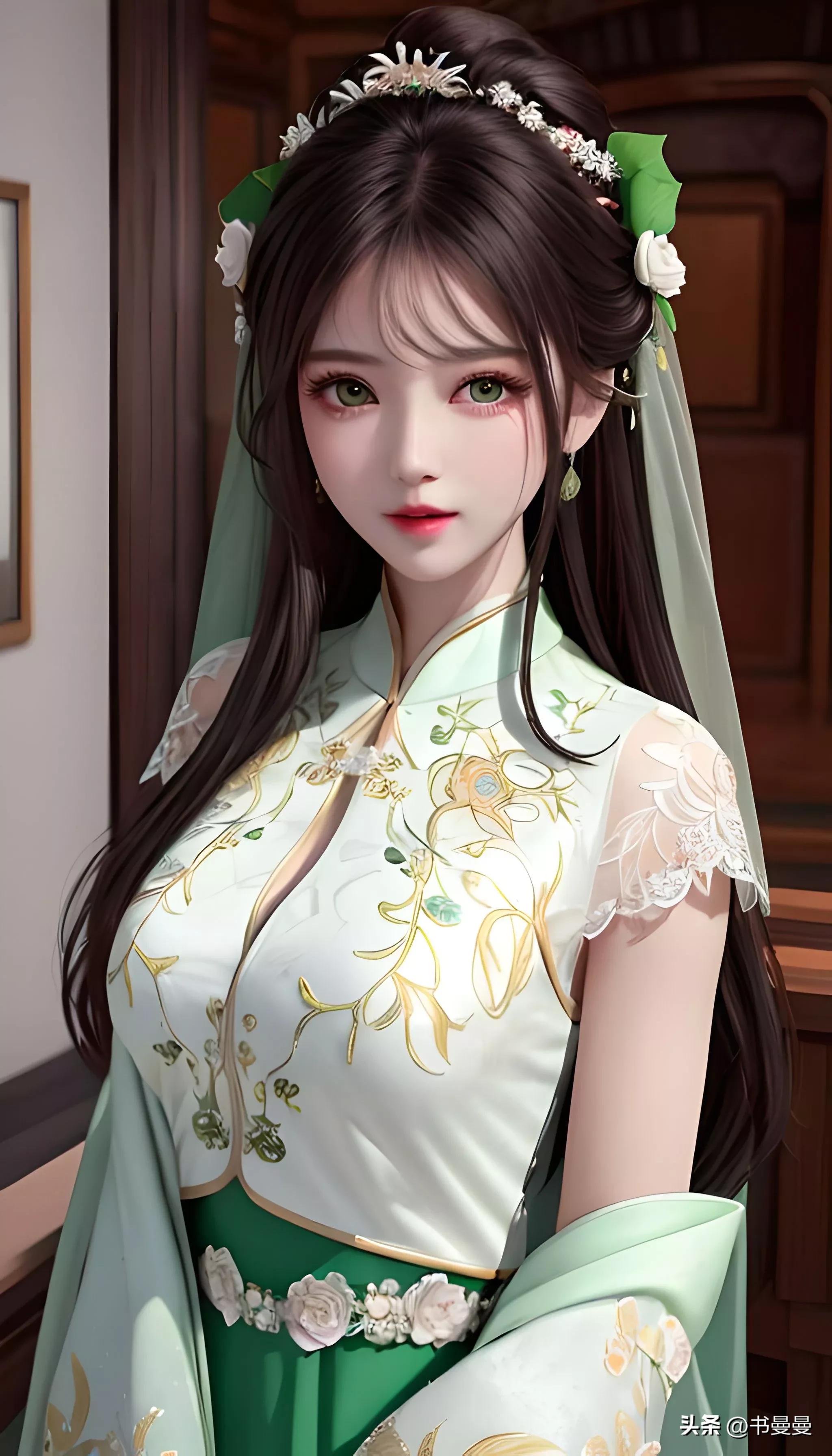 ai绘画古风少女插画壁纸欣赏,ai绘画国风美女
