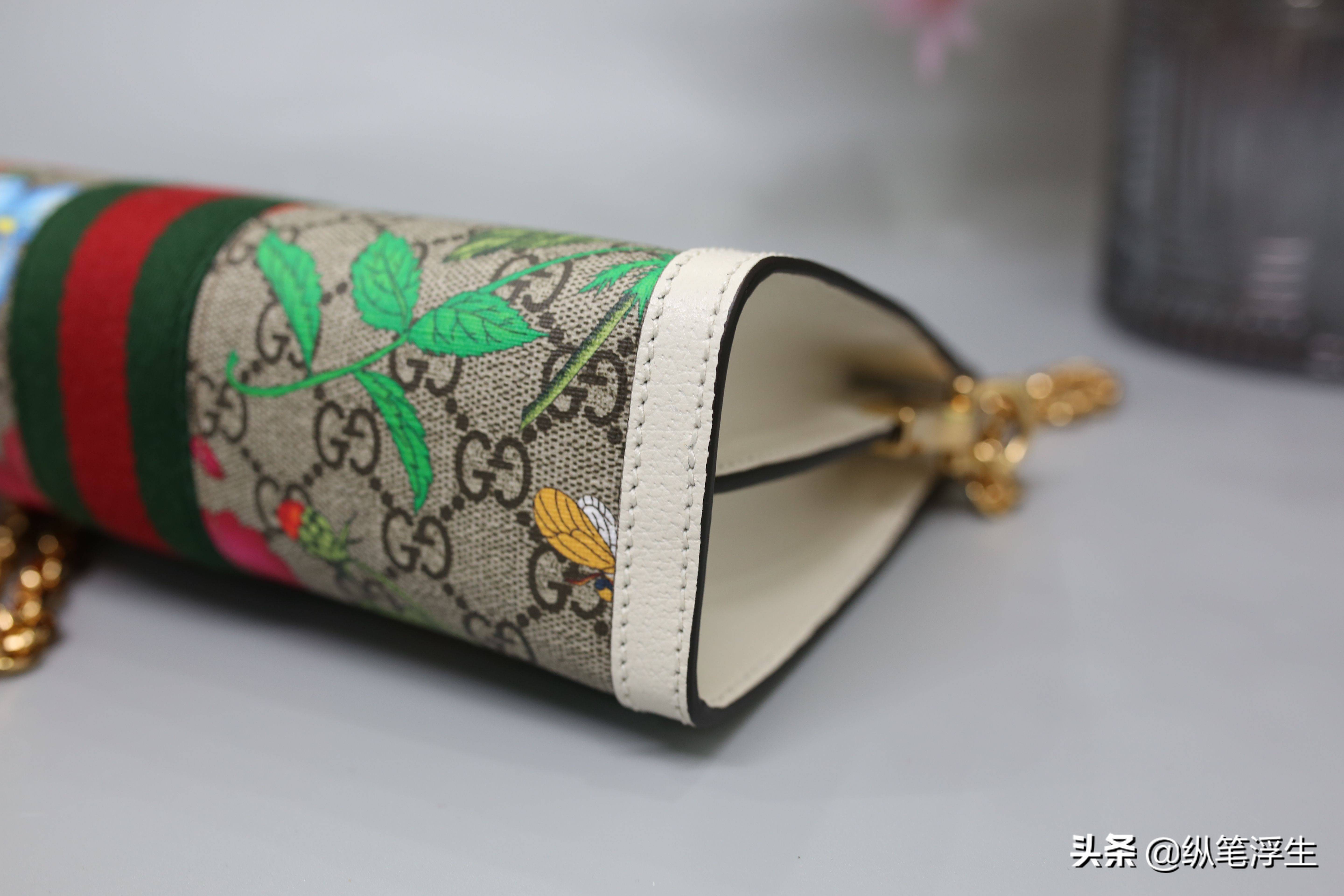 gucciophidia链条包开箱武广,gucciophidia手提包