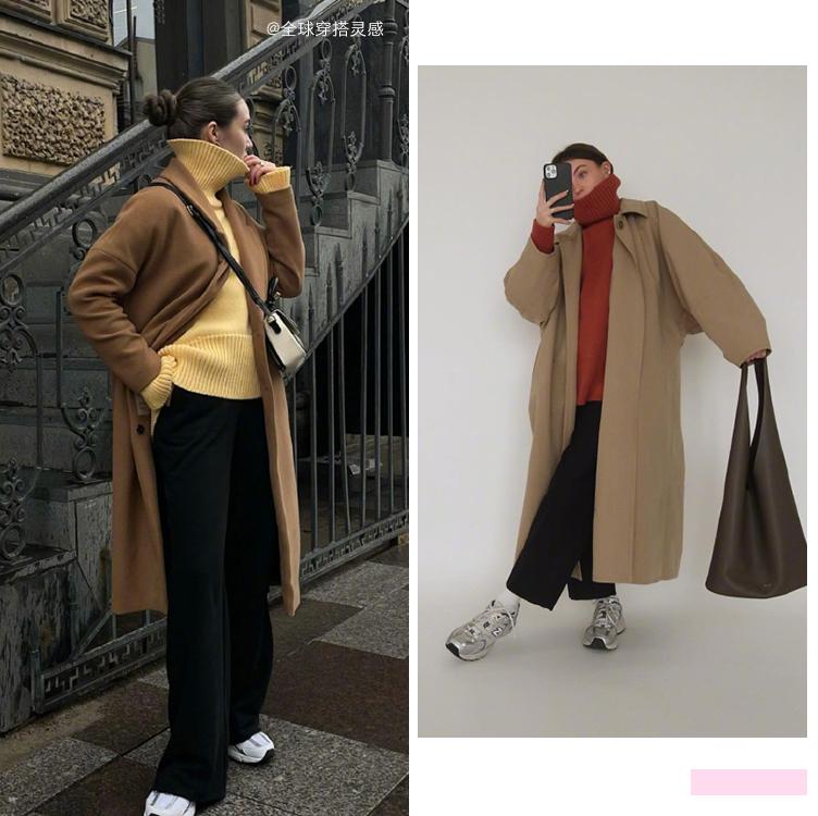 冬季呢子衣小个子穿搭,现在冬季上下衣穿搭