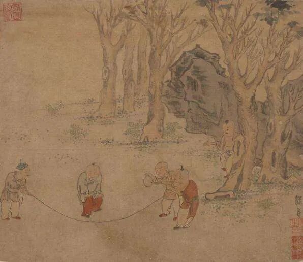 宋朝苏汉臣婴儿图,历史上的婴戏图