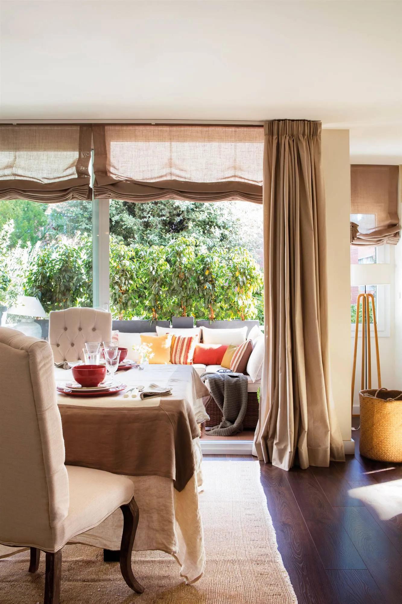 窗帘的可选元素,窗帘从外向内看效果