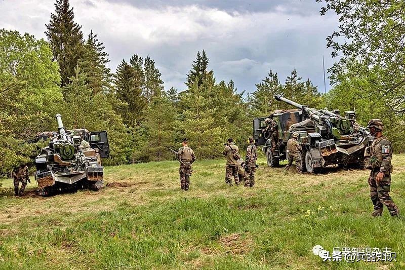 外军演习现场（7），“凯撒”、AMOS和D30