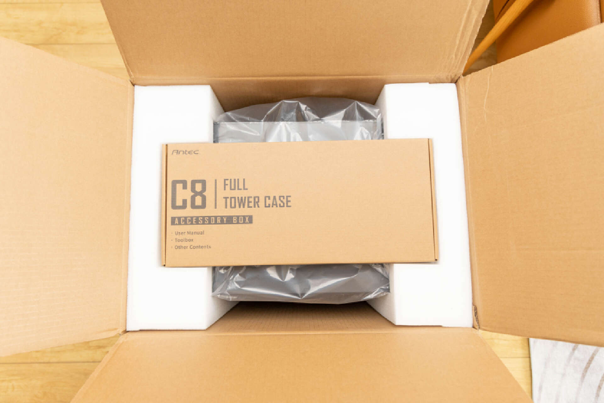 全塔海景房机箱,安钛克机箱c8海景房