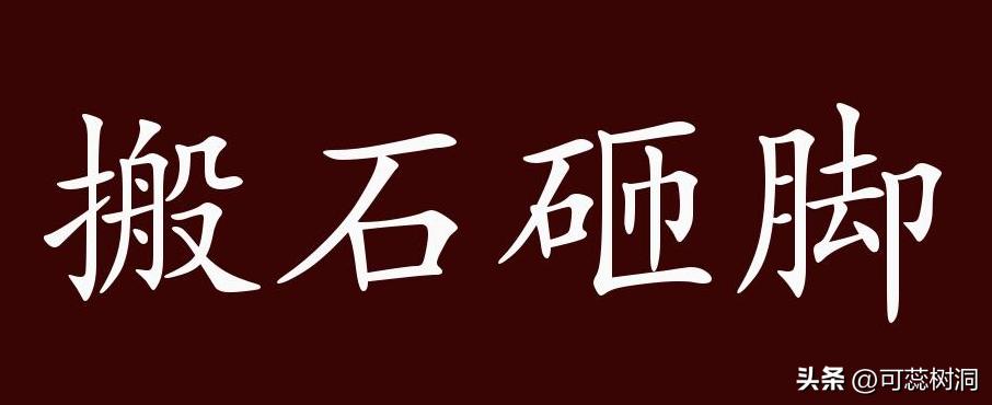 搬起石头砸自己脚的案例,搬起石头砸自己的脚的事件是什么
