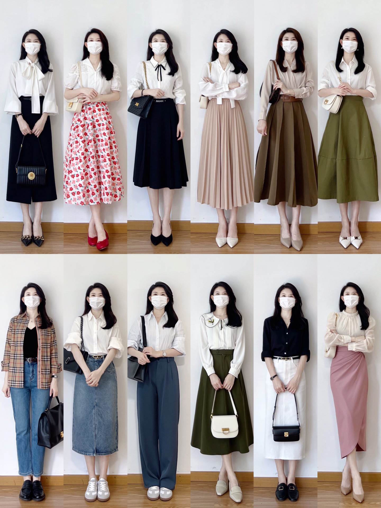 120套夏装大合集来喽！休闲职业全都有，还没找好模板赶快码住