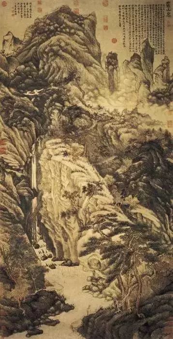 明代山水长卷图,明代山水100幅大饱眼福