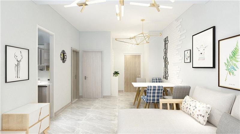 力天装饰怎么样？小户型装修北欧风设计简约时尚又温馨