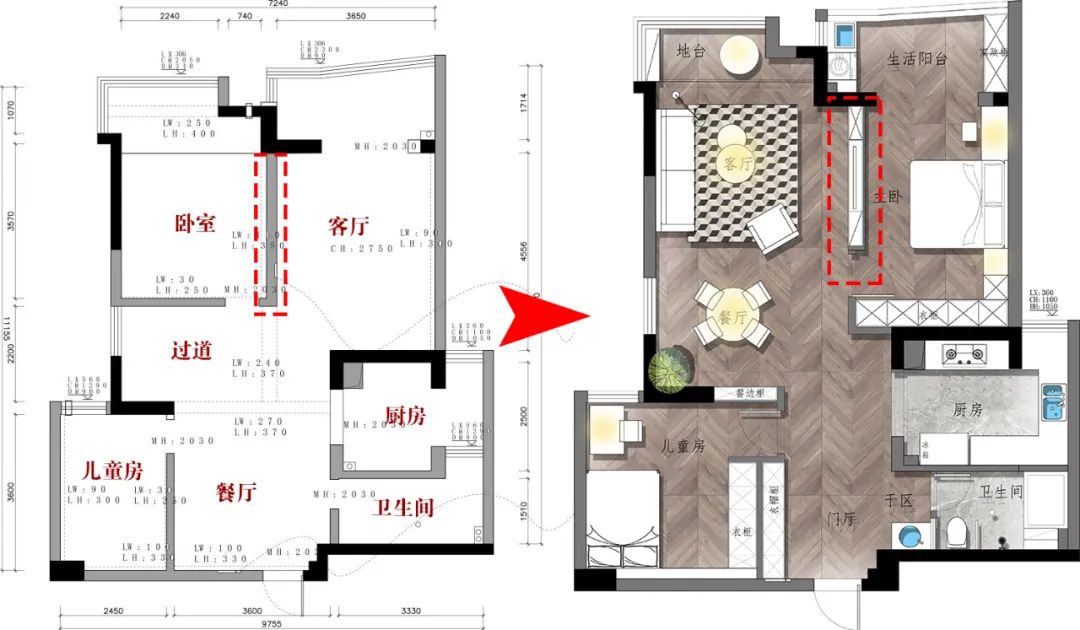 日子过久了，真心觉得：那些把电视墙做满柜的业主，太有远见了